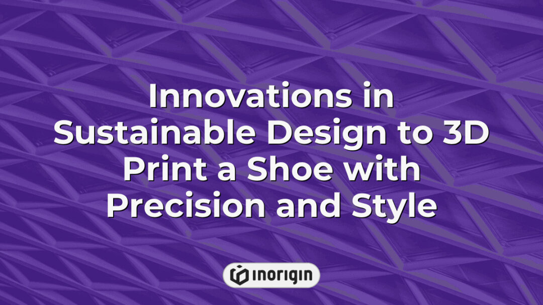 A cutting-edge 3D printed shoe showcasing sustainable design principles, precision engineering, and innovative style, created using advanced FDM and DLP resin printing technologies.