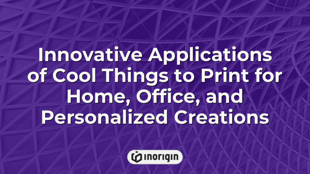 Detailed showcase of innovative 3D printed objects designed for enhancing home, office, and personalized spaces, demonstrating advanced printing techniques and creative applications.