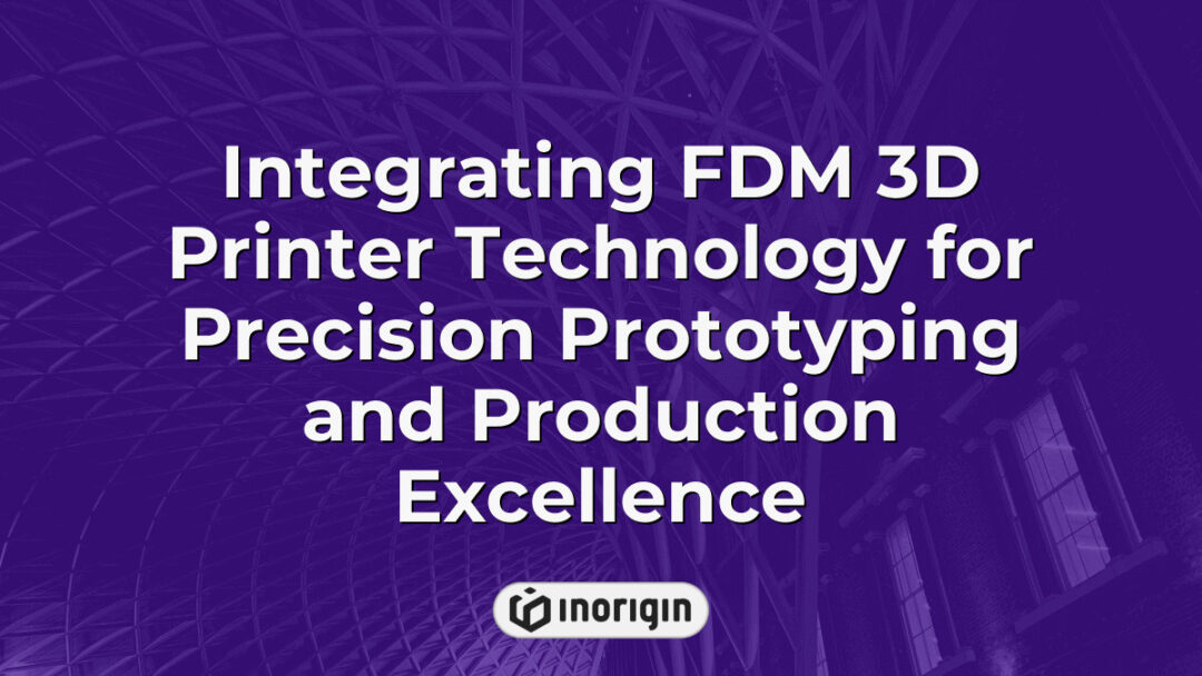 High-precision FDM 3D printer in a modern engineering studio producing detailed prototypes that bridge innovative design concepts with functional product development.