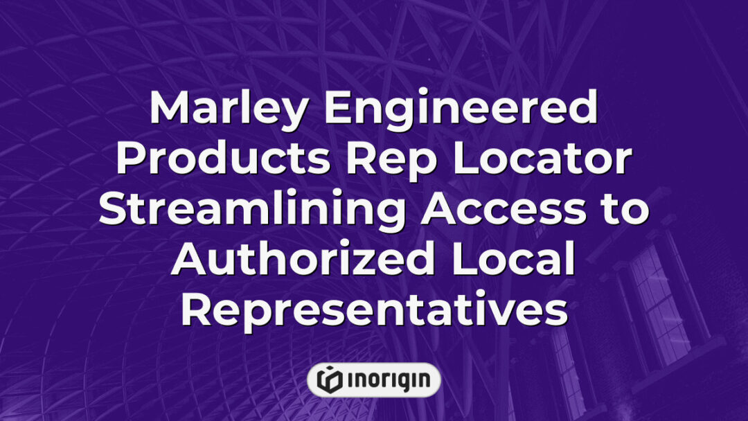 Marley Engineered Products representative locator interface showcasing streamlined access to authorized local representatives for efficient customer support and service