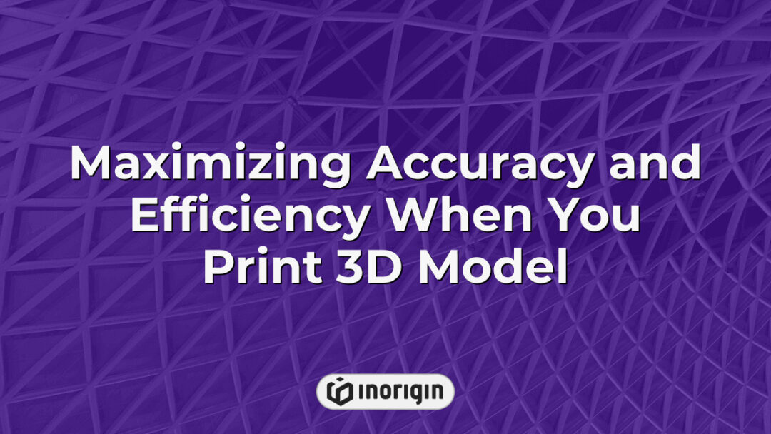 High precision 3D printing process demonstrating advanced techniques to maximize accuracy and efficiency for creating detailed and functional product prototypes at Inorigin's studio in Patra, Greece.