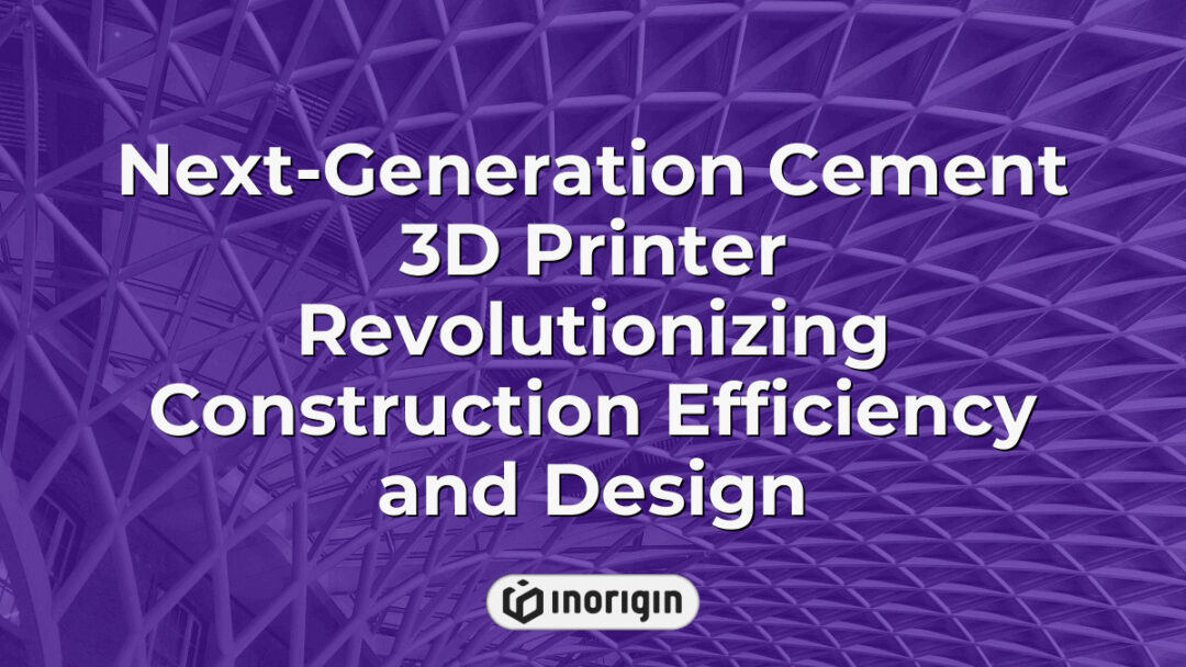Advanced cement 3D printer designed to enhance construction efficiency and enable innovative architectural designs through precise additive manufacturing technology.