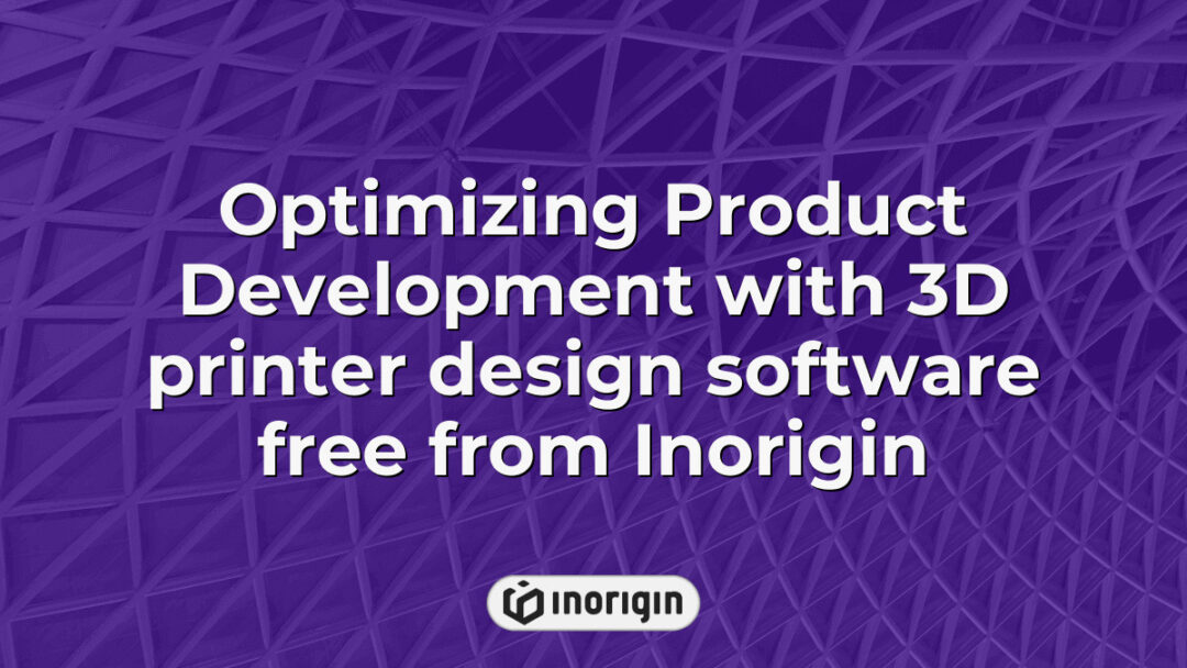 A detailed visualization showcasing the capabilities of Inorigin’s free 3D printer design software, enhancing product development with precise 3D modeling and engineering tools in Greece.