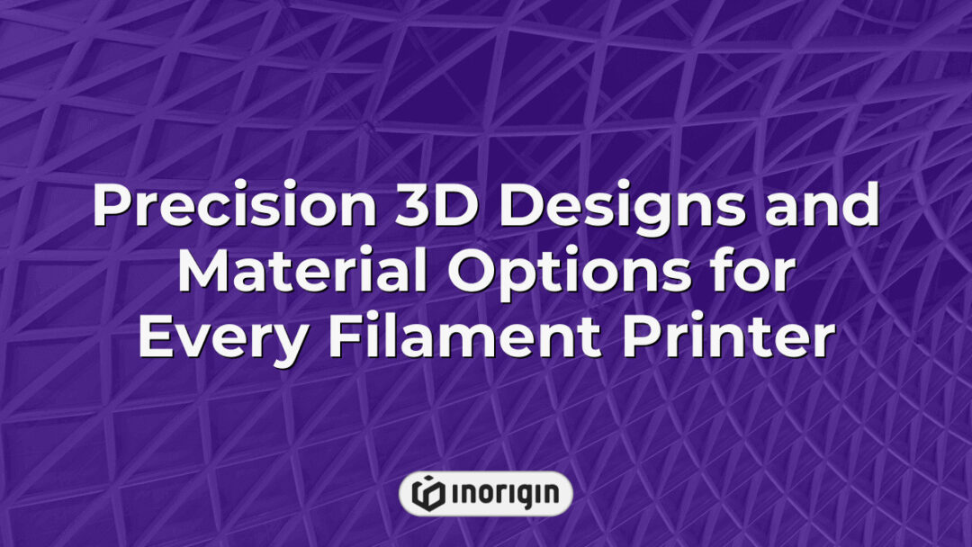 High-precision 3D printed designs showcasing a variety of material options compatible with filament printers, demonstrating advanced techniques in product prototyping and engineering.