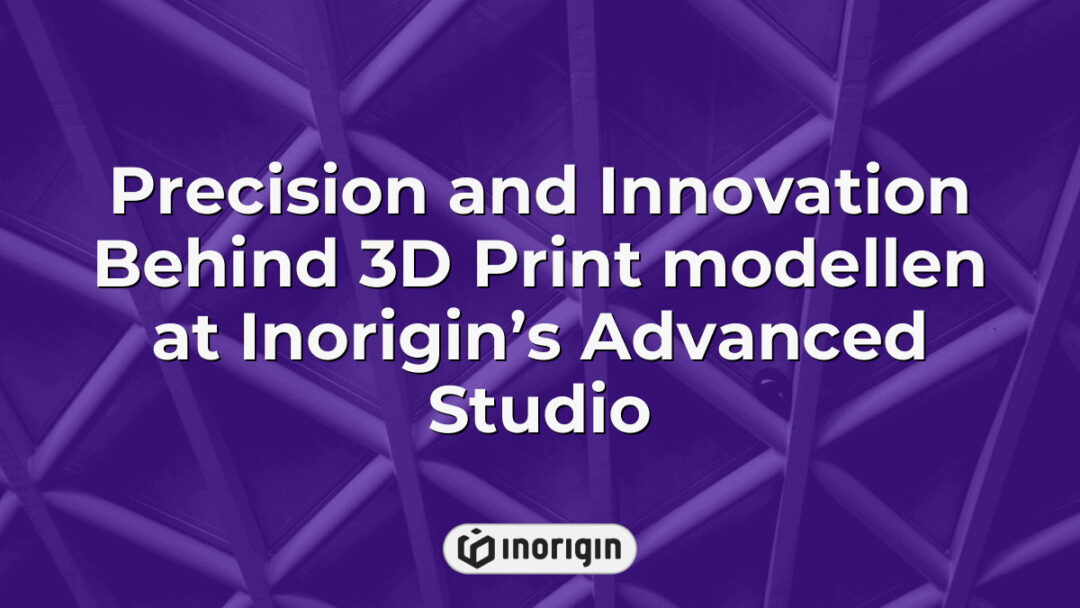 High-precision 3D printing model being crafted at Inorigin’s advanced studio in Patra, Greece, showcasing innovative product design and engineering expertise.