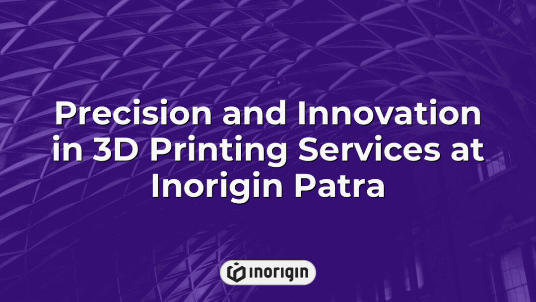 Advanced 3D printing technology at Inorigin Patra studio showcasing precise and innovative additive manufacturing processes including FDM and DLP Resin printing for superior product prototyping and design engineering solutions.