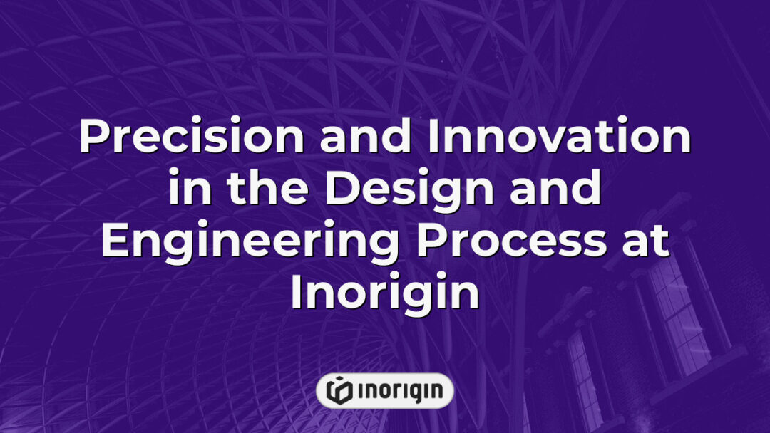 Detailed close-up of advanced product design and engineering process at Inorigin's studio in Greece, featuring mechanical components and 3D modeling innovations.