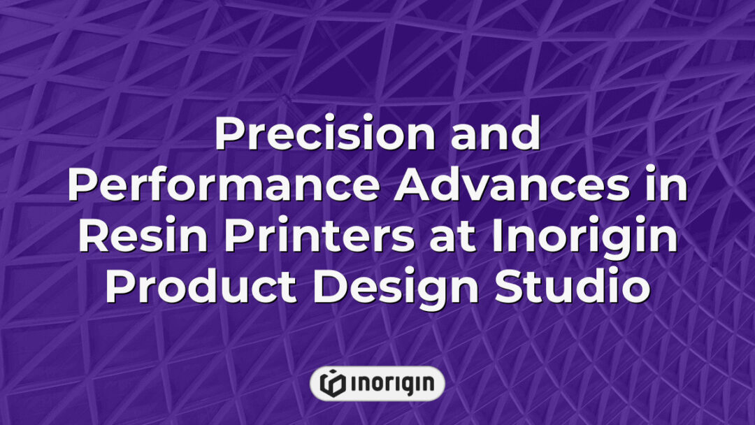 Advanced resin 3D printers at Inorigin Product Design Studio showcasing precision and enhanced performance in product design and rapid prototyping processes in Greece.
