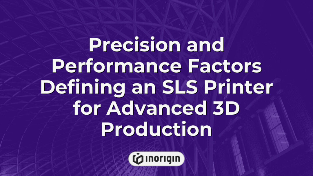 Close-up view of an advanced SLS 3D printer showcasing precision engineering and performance factors essential for high-quality additive manufacturing in product design and prototyping.