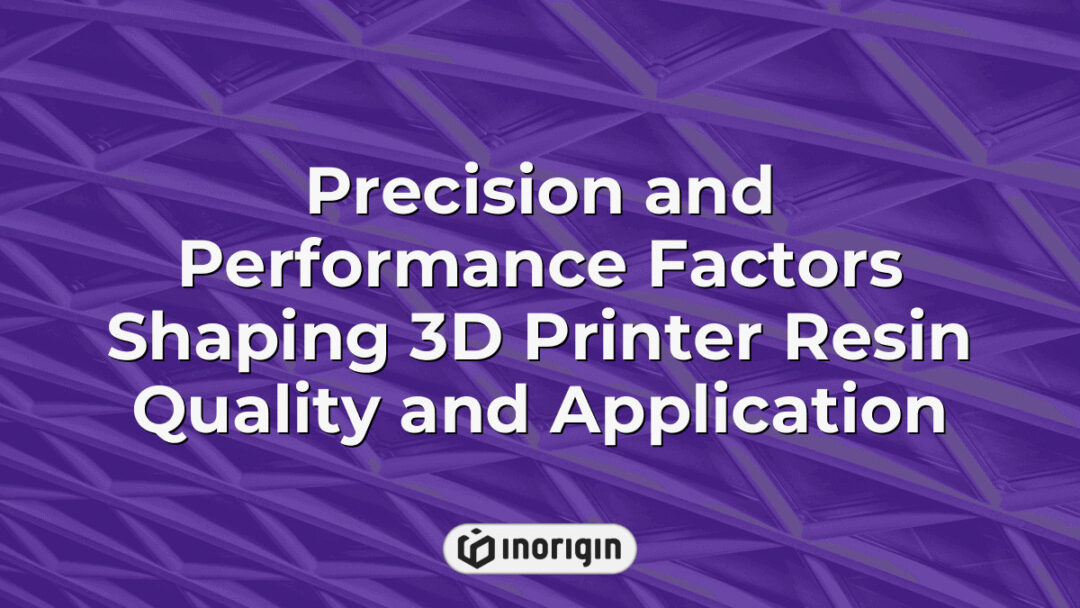 Detailed visualization of key precision and performance factors influencing the quality and practical applications of 3D printer resin in advanced product design and engineering.