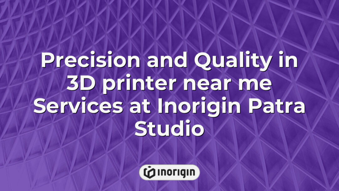 High-precision 3D printing process at Inorigin Patra Studio showcasing advanced FDM and DLP Resin technologies for innovative product design and engineering solutions.