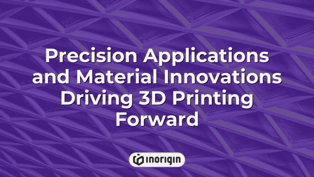 Advanced 3D printing technology showcasing precision applications and innovative materials enhancing product design and engineering capabilities at Inorigin's studio in Patra, Greece.
