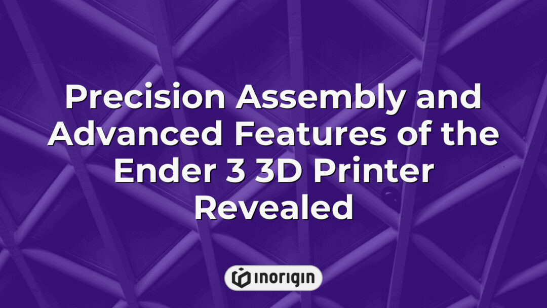 Detailed view of the precision assembly and advanced mechanical features of the Ender 3 3D printer, showcasing its engineering and design excellence in prototyping.