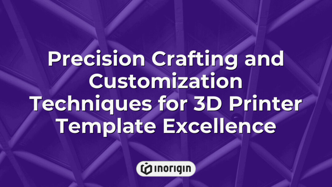 Advanced 3D printing techniques showcasing precision crafting and customization for creating highly detailed and accurate 3D printer templates in a professional studio environment.