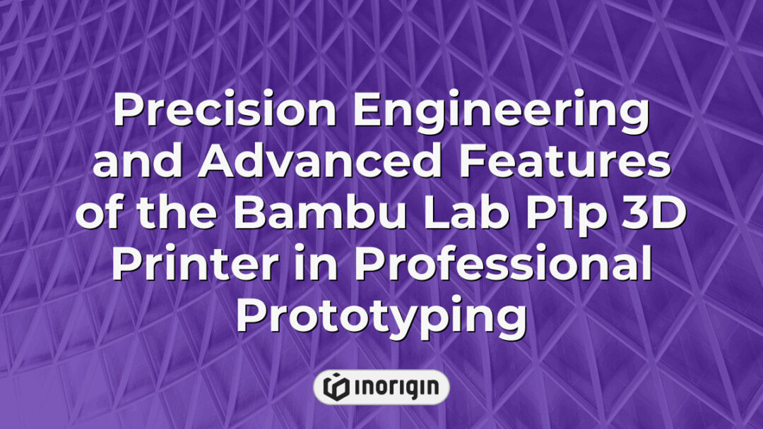 Close-up view of the Bambu Lab P1p 3D printer showcasing its precision engineering and advanced features used in professional prototyping and innovative product development.