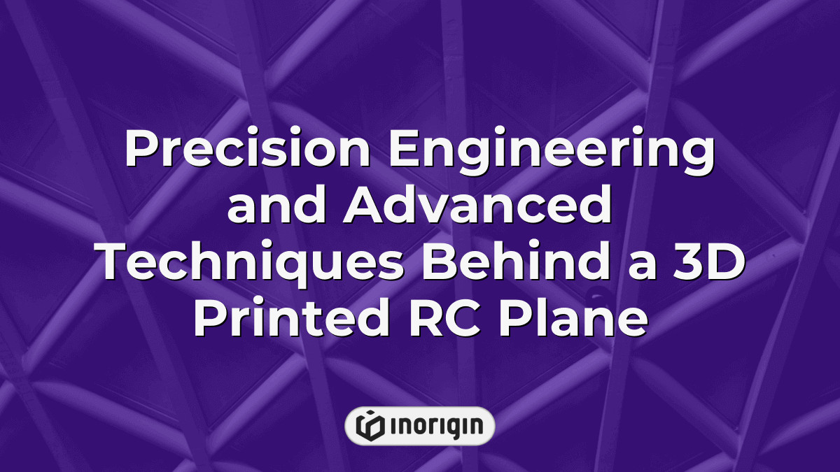 Precision Engineering And Advanced Techniques Behind A 3d Printed RC Plane