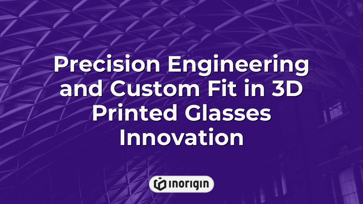 Precision Engineering And Custom Fit In 3d Printed Glasses Innovation