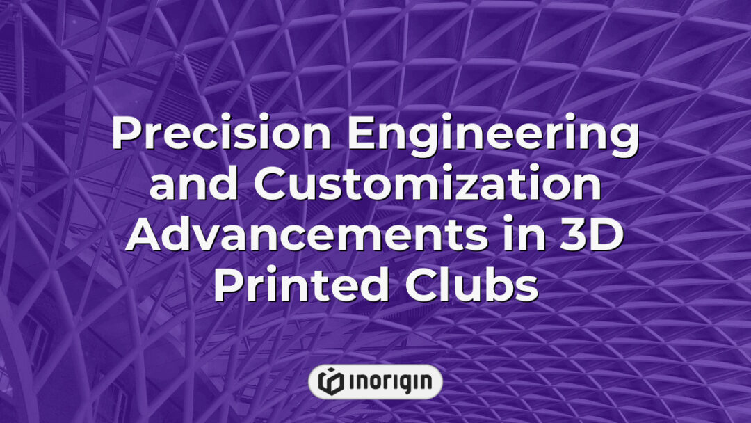 Advanced 3D printed golf clubs showcasing precision engineering and customized design enhancements, produced using state-of-the-art FDM and DLP resin 3D printing techniques.