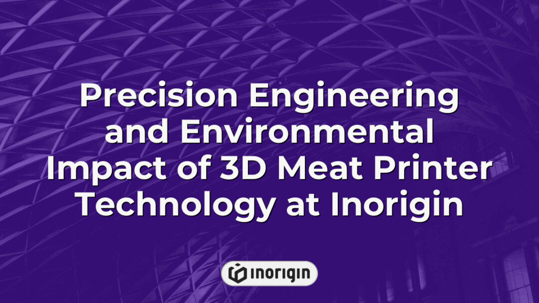 Advanced 3D meat printer technology at Inorigin showcasing precision engineering and sustainable innovation in food production through cutting-edge 3D printing processes.