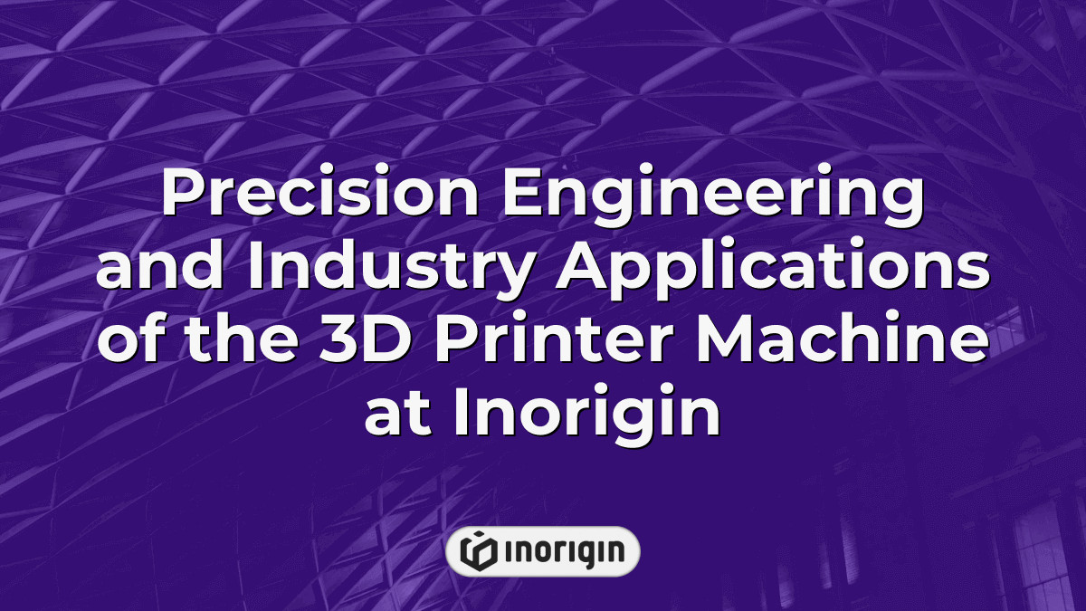 Precision Engineering And Industry Applications Of The 3d Printer ...