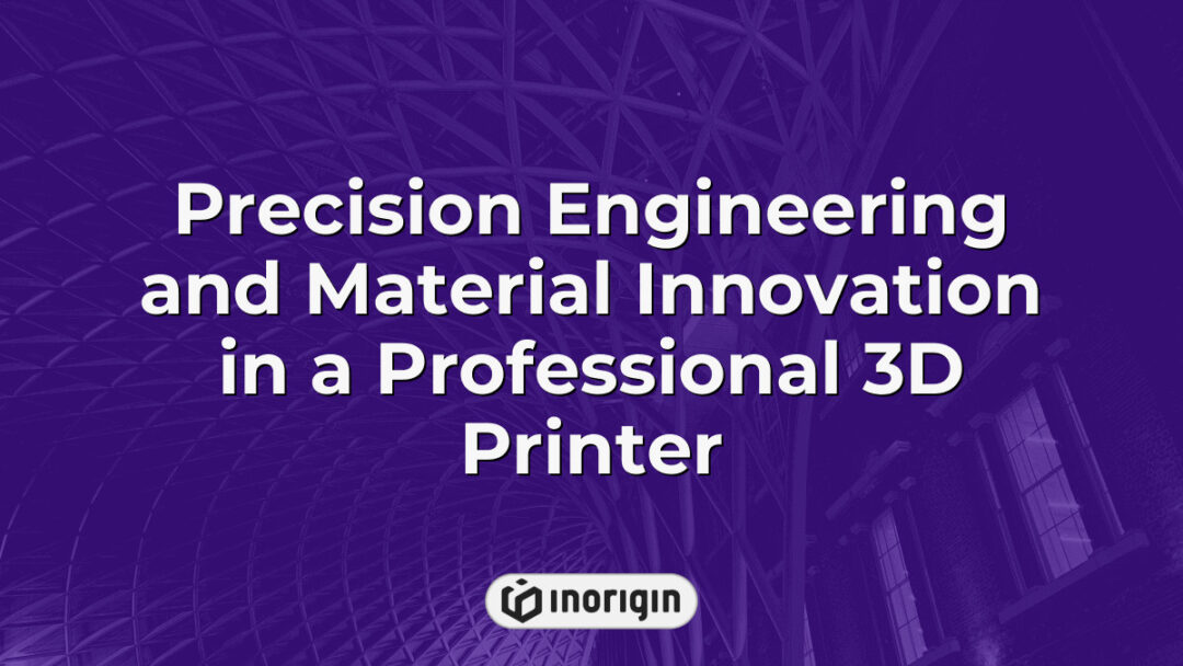 Close-up view of a professional 3D printer showcasing precision engineering and innovative material applications, enhancing product design and prototyping accuracy.