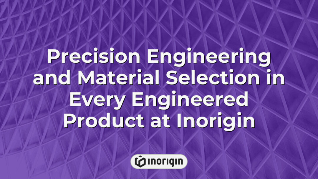 Λεπτομερής προβολή που παρουσιάζει μηχανικές ακριβείας και σχολαστικές διαδικασίες επιλογής υλικών που εφαρμόζονται σε καινοτόμα, έτοιμα για την αγορά προϊόντα στο στούντιο σχεδιασμού της Inorigin στην Ελλάδα.