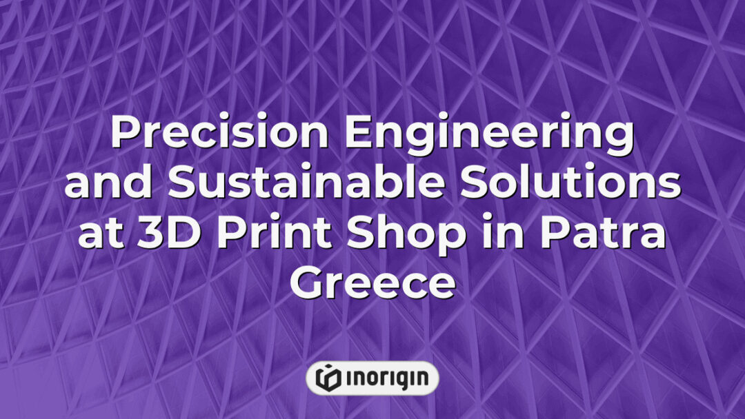 Advanced 3D printing technology at a specialized shop in Patra, Greece, showcasing precision engineering and sustainable manufacturing solutions for innovative product design.