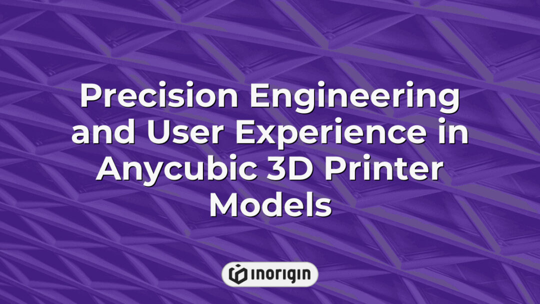 Close-up view of Anycubic 3D printer models showcasing precision engineering and enhanced user experience, highlighting advanced 3D printing technology and design quality.