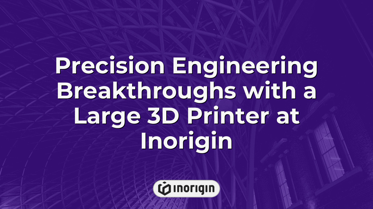 Precision Engineering Breakthroughs With A Large 3d Printer At Inorigin