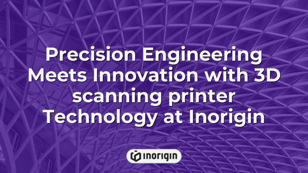 Advanced 3D scanning and printing technology at Inorigin studio in Patra, Greece, showcasing precision engineering and innovative product design capabilities.