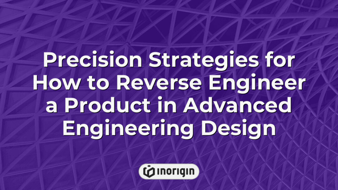 Detailed schematic illustrating precision strategies used in reverse engineering products within advanced engineering design, showcasing technical analysis and modeling techniques.