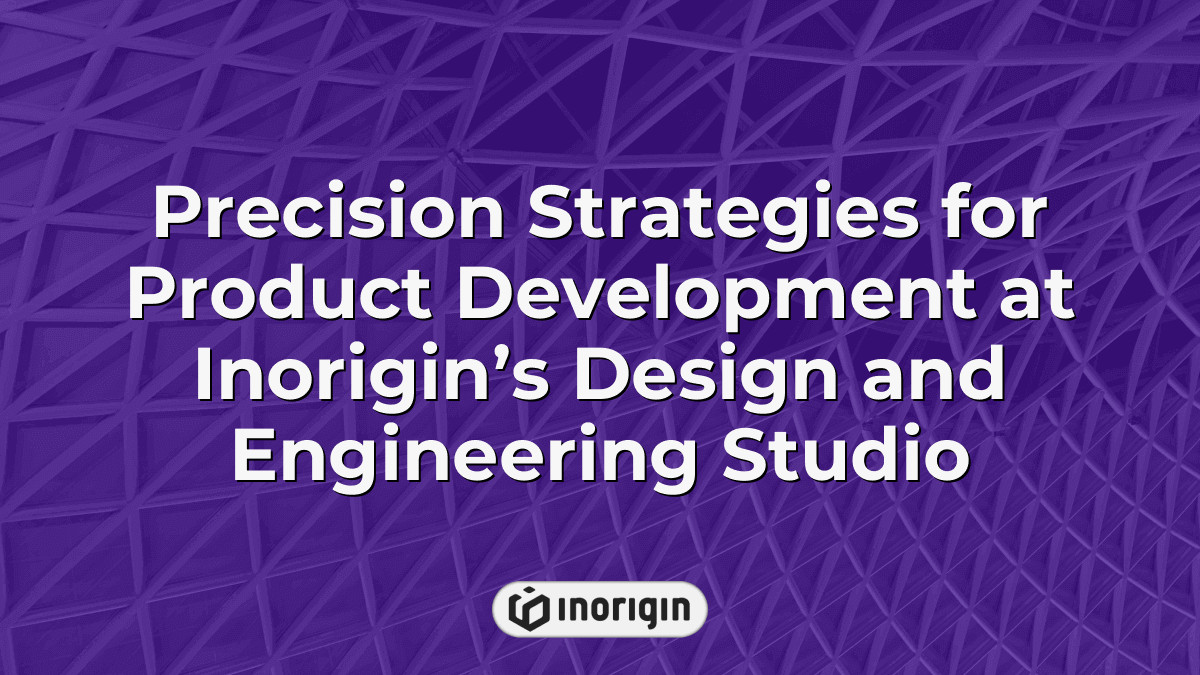 Precision Strategies For Product Development At Inorigin’s Design And ...