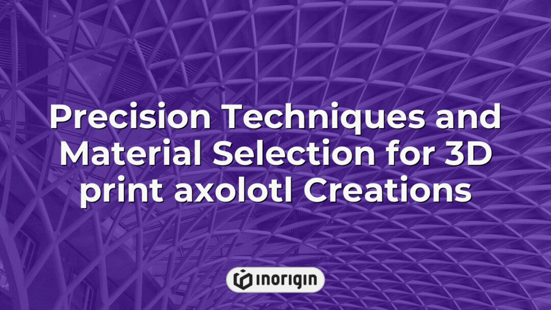 Detailed 3D printed axolotl model showcasing precision techniques and advanced material selection in a high-tech 3D printing studio in Patra, Greece.