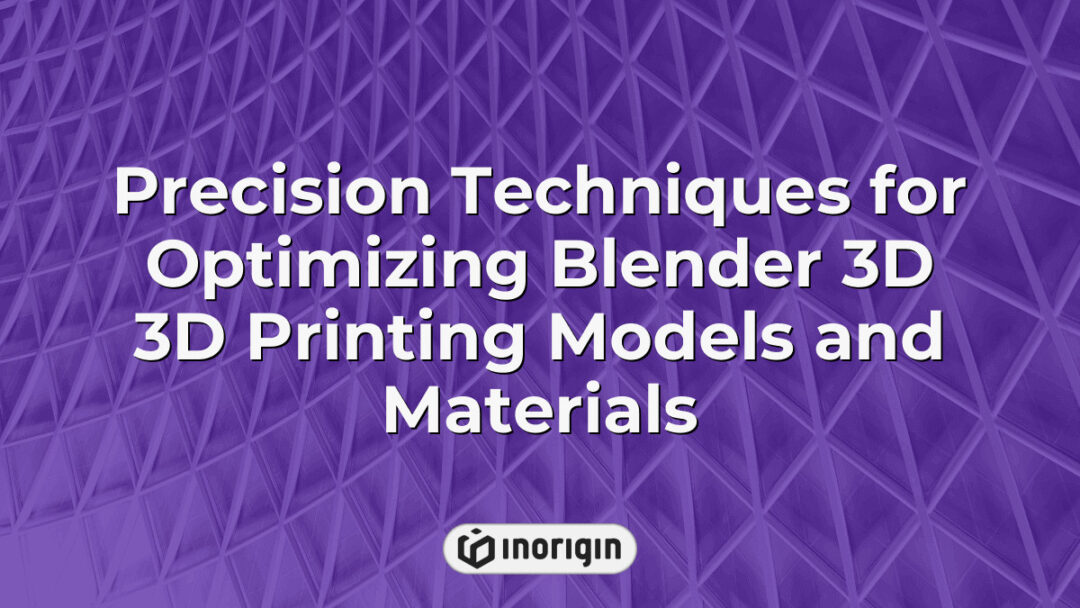 Detailed visualization showcasing precision techniques for optimizing 3D printing models and materials using Blender software, enhancing product design accuracy and print quality for innovative engineering solutions.