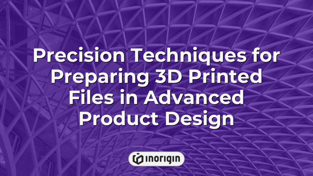 Detailed view of precision techniques used in preparing 3D printed files for advanced product design, highlighting the integration of FDM and DLP resin printing methods in a professional studio.