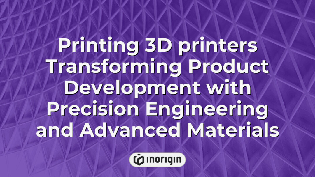 Advanced 3D printers operating in a modern studio environment, showcasing precision engineering and the use of cutting-edge materials to innovate product development and prototyping processes.