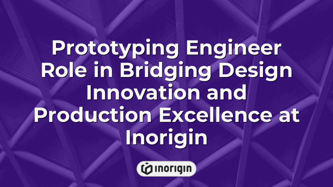 A prototyping engineer at Inorigin studio in Patra, Greece, utilizing advanced 3D printing technology and engineering expertise to bridge innovative product design with efficient production processes.