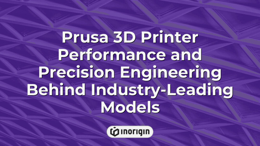 High-performance Prusa 3D printer demonstrating advanced precision engineering and reliability for producing detailed and accurate prototypes in a design studio.