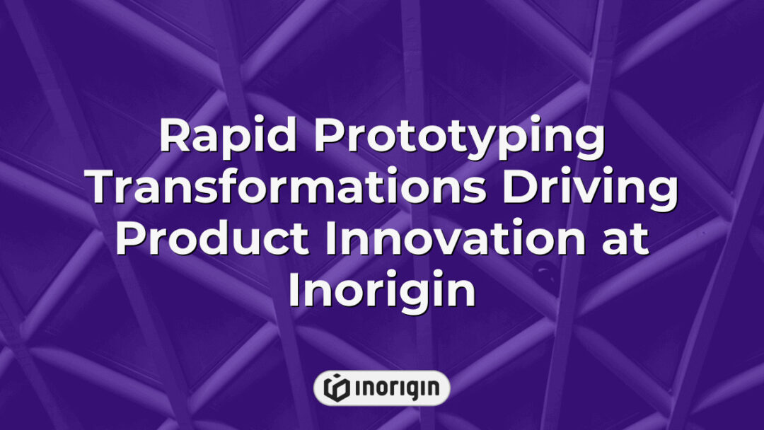Advanced rapid prototyping processes at Inorigin studio in Patra, Greece, showcasing cutting-edge 3D printing techniques and innovative product design transformations.
