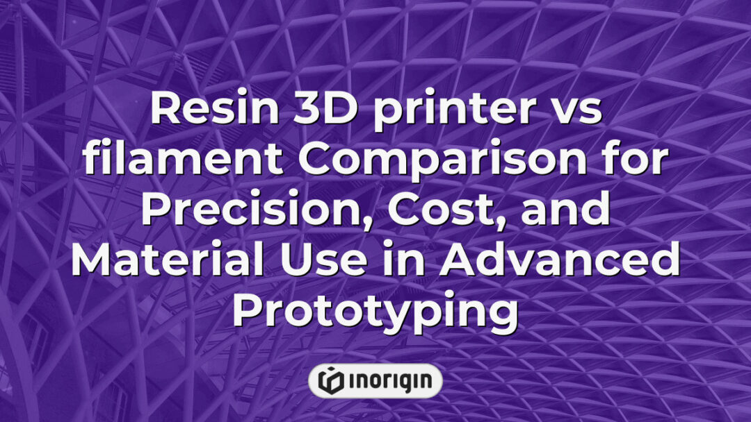 Detailed comparison between resin 3D printers and filament 3D printers highlighting differences in precision, cost efficiency, and material consumption for advanced prototyping in product design.