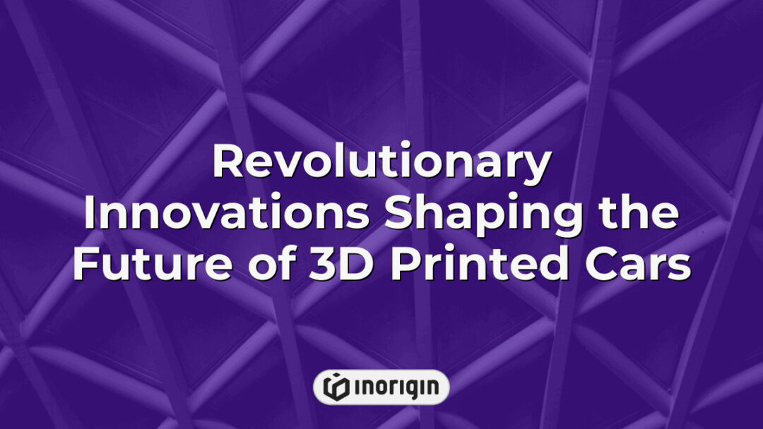 Advanced 3D printed car prototype showcasing innovative automotive design and engineering techniques by Inorigin's 3D printing studio in Greece, highlighting future-forward technology integration.