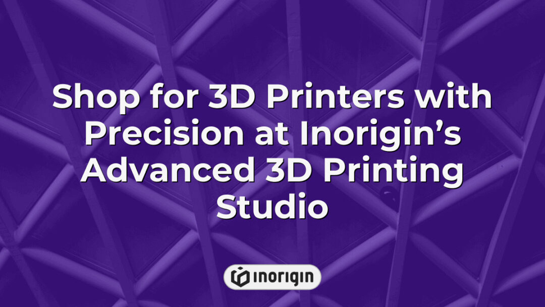 Precision 3D printers available at Inorigin’s advanced 3D printing studio in Patra, Greece, offering cutting-edge FDM and DLP resin printing services for product development.