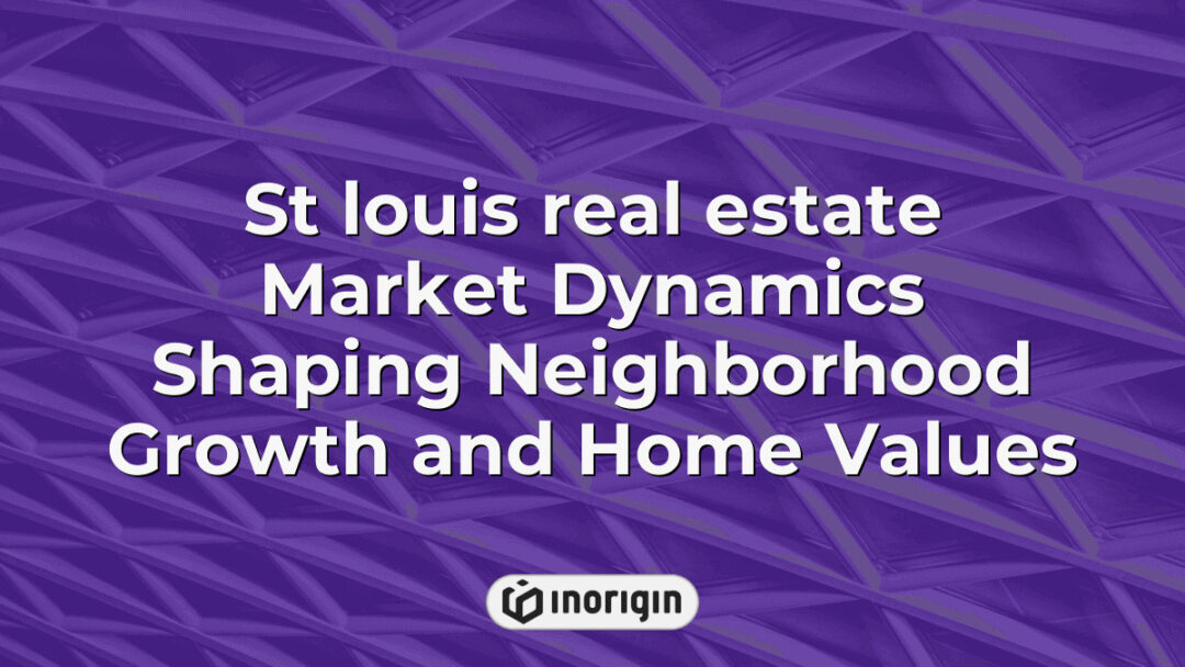 Detailed visualization of St Louis real estate market dynamics illustrating factors influencing neighborhood growth and fluctuations in home values over time.