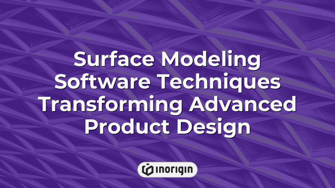 Advanced surface modeling software techniques showcased in a detailed 3D product design environment, highlighting innovation in industrial and mechanical engineering workflows.