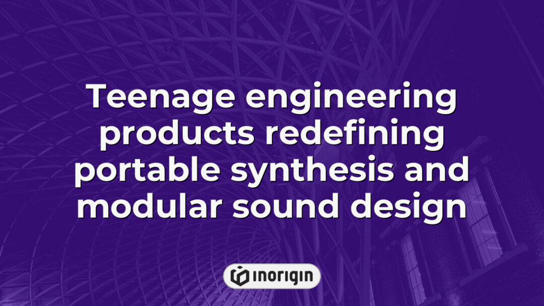 Innovative Teenage Engineering portable synthesizers and modular sound design devices showcasing advanced audio technology and creative music production tools.