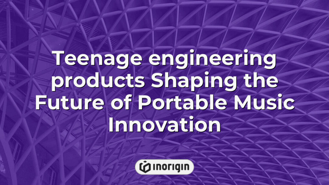 Innovative Teenage Engineering products showcasing advanced portable music technology designed to enhance user experience and redefine sound mobility.