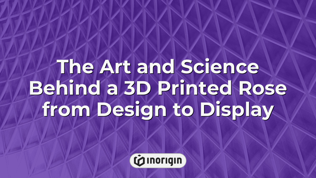 Science Rose The Art And Science Behind A 3d Printed Rose From Design To Display