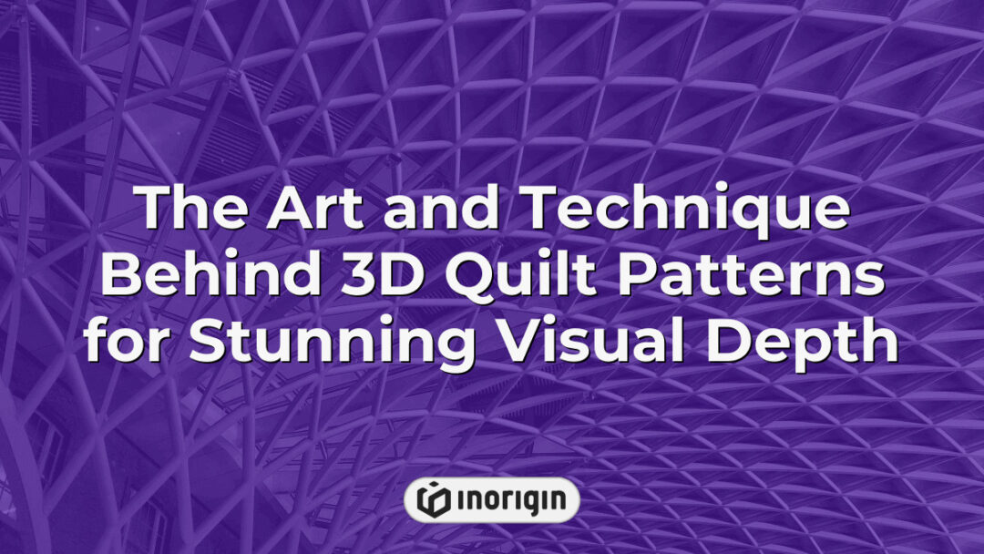 Intricate 3D quilt patterns demonstrating advanced design techniques that create stunning visual depth, showcasing innovation in product design and 3D printing technology.