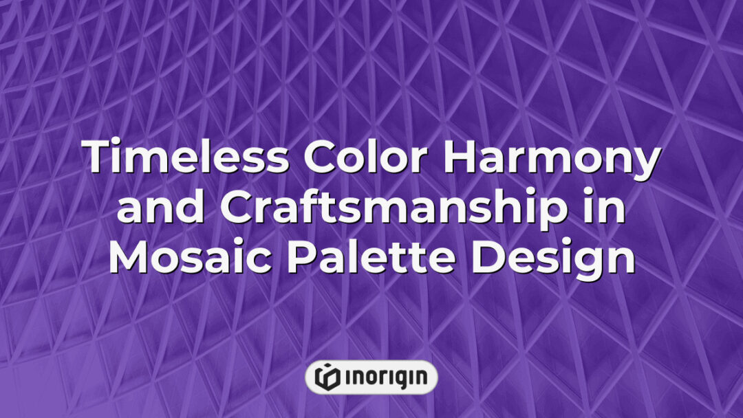 Intricately crafted mosaic palette showcasing timeless color harmony and expert craftsmanship, reflecting artistic precision and design excellence in every tile.