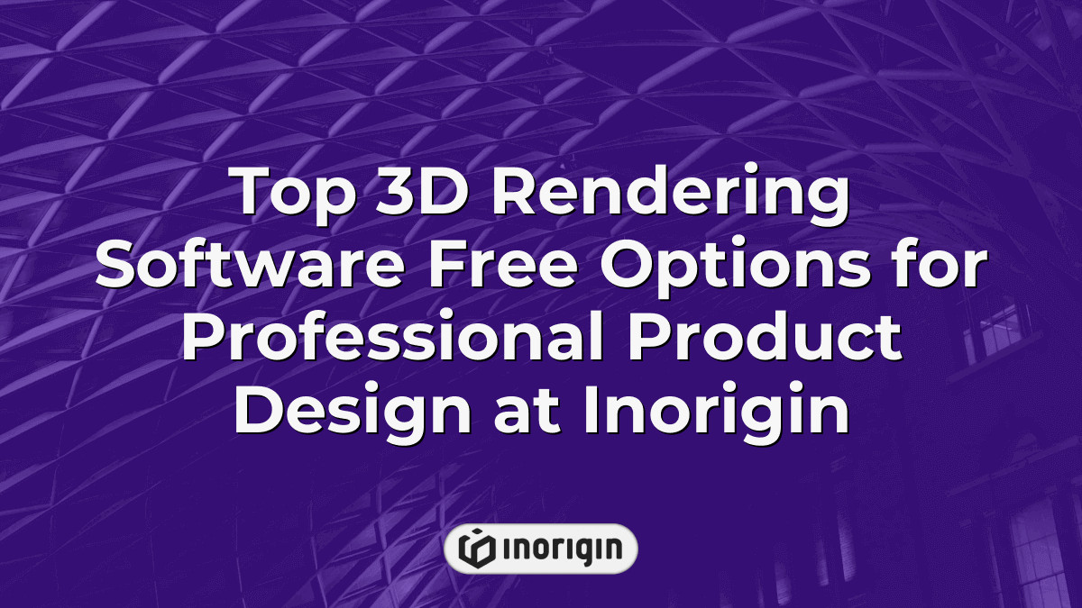 Top 3d Rendering Software Free Options For Professional Product Design ...